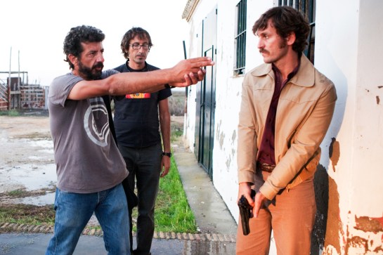 Rodaje de la pelicula Isla Minima de Alberto Rodriguez Produccion Atipica Films