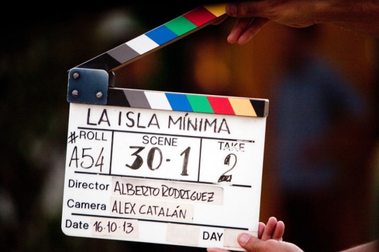 Rodaje de la pelicula Isla Minima de Alberto Rodriguez Produccion Atipica Films