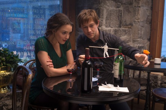 Philippe Petit (Joseph Gordon-Levitt) shares his dream with Annie (Charlotte Le Bon) in TriStar Pictures' THE WALK.